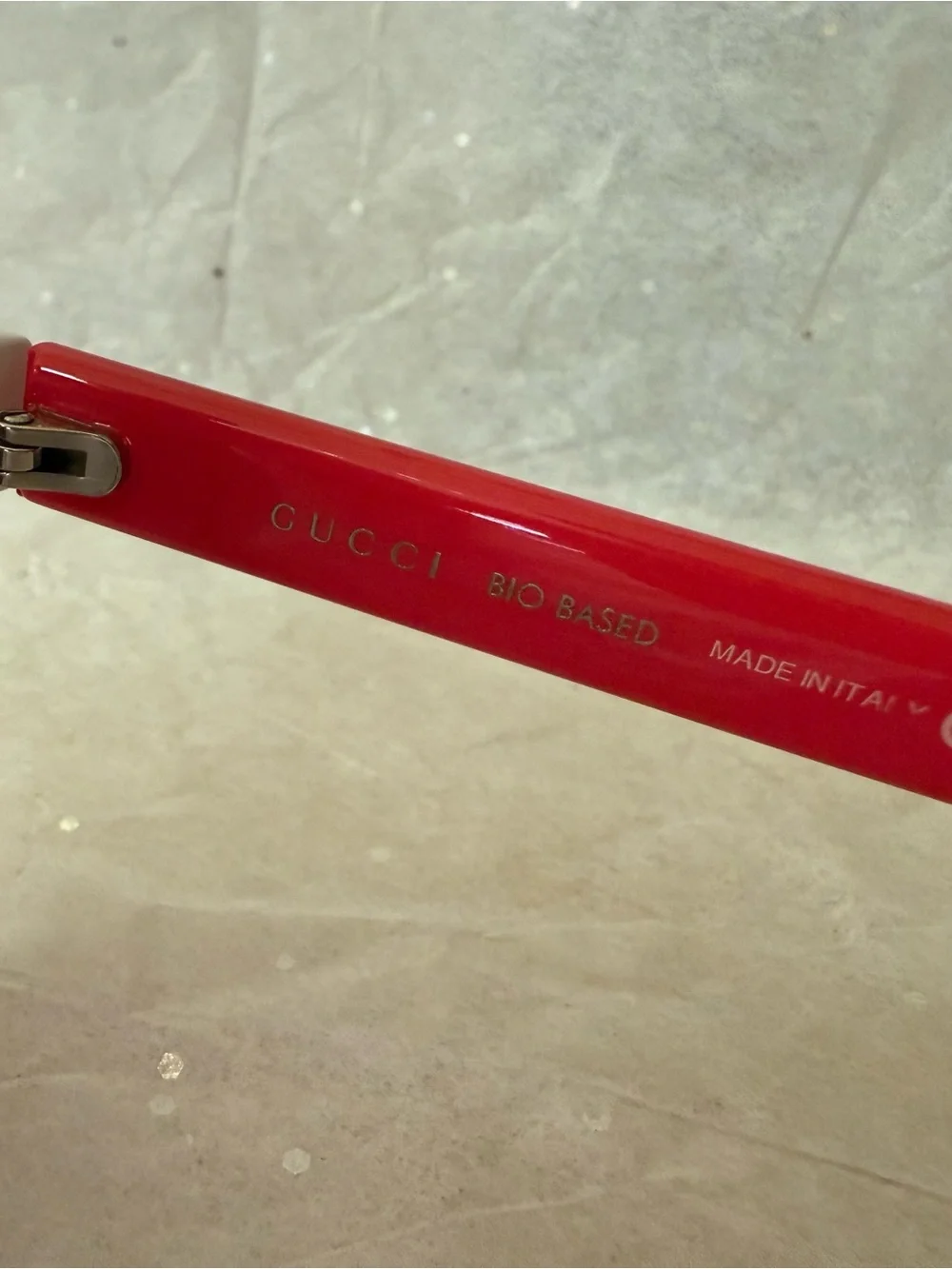 Gucci Red Sunglass Temple Arm - Bio Based